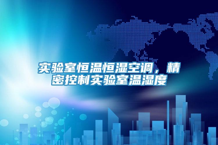 實驗室恒溫恒濕空調，精密控製實驗室溫濕度