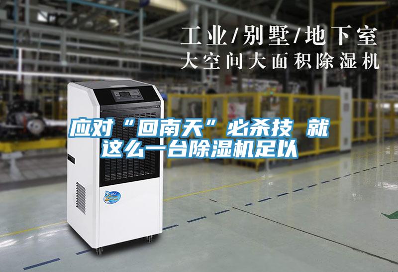 應對“回南天”必殺技 就這麽一台PICACG哔咔官网入口足以