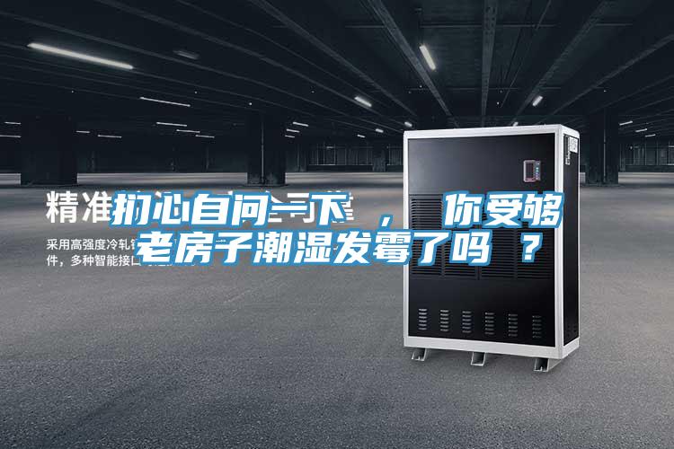 捫心自問一下 ， 你受夠老房子潮濕發黴了嗎 ？