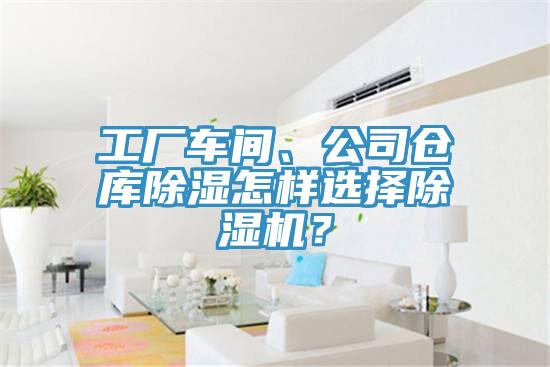 工廠車間、公司倉庫除濕怎樣選擇PICACG哔咔官网入口？