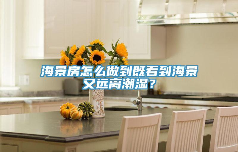 海景房怎麽做到既看到海景又遠離潮濕？