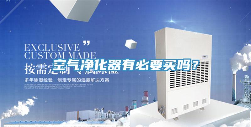 空氣淨化器有必要買嗎？