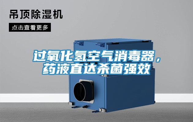 過氧化氫空氣消毒器，藥液直達殺菌強效