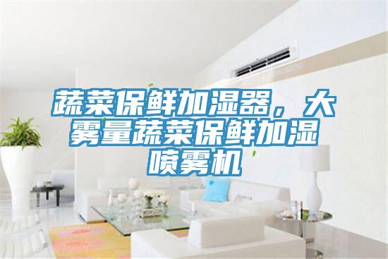 蔬菜保鮮加濕器，大霧量蔬菜保鮮加濕噴霧機