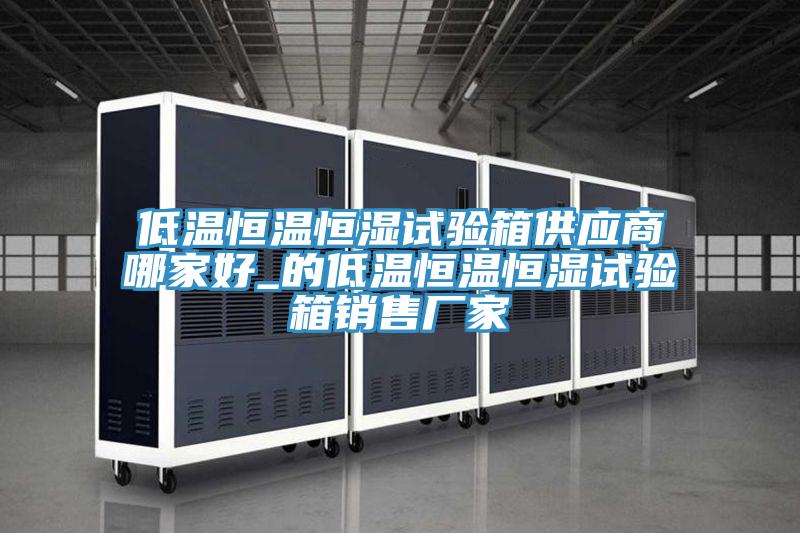 低溫恒溫恒濕試驗箱供應商哪家好_的低溫恒溫恒濕試驗箱銷售廠家