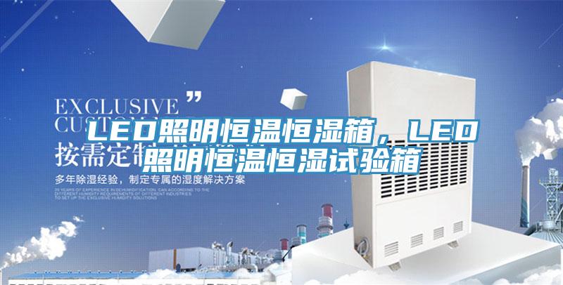 LED照明恒溫恒濕箱，LED照明恒溫恒濕試驗箱