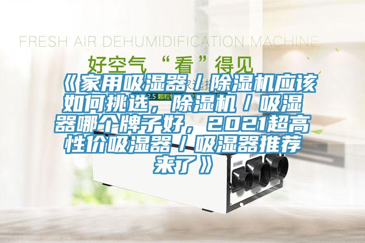 《家用吸濕器／PICACG哔咔官网入口應該如何挑選，PICACG哔咔官网入口／吸濕器哪個牌子好，2021超高性價吸濕器／吸濕器推薦來了》