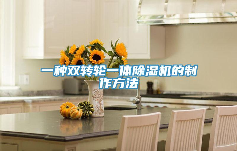 一種雙轉輪一體PICACG哔咔官网入口的製作方法