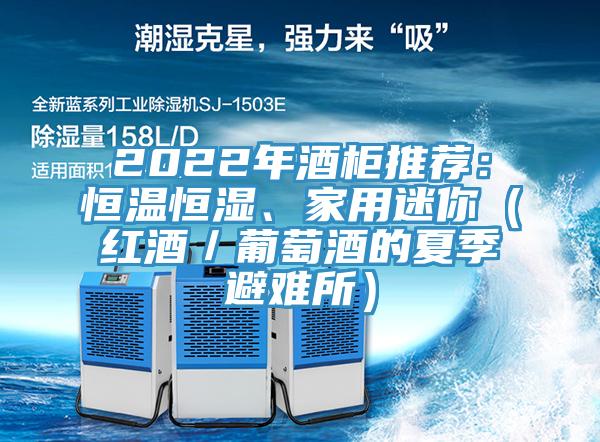 2022年酒櫃推薦：恒溫恒濕、家用迷你（紅酒／葡萄酒的夏季避難所）