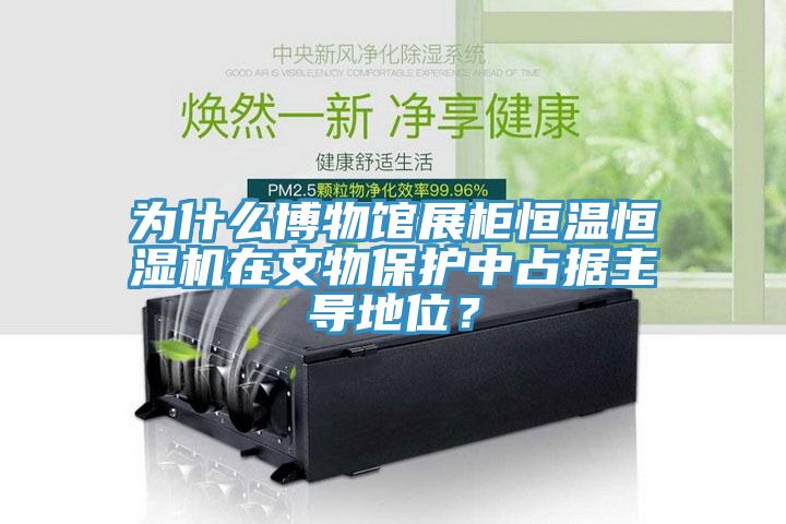 為什麽博物館展櫃恒溫恒濕機在文物保護中占據主導地位？