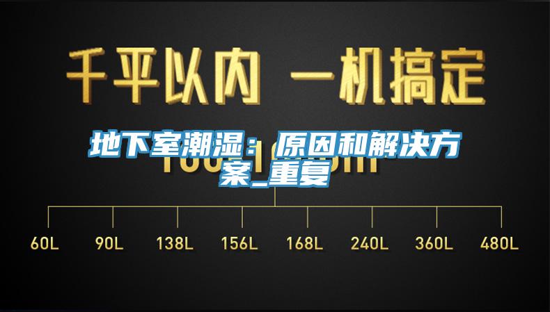地下室潮濕：原因和解決方案_重複