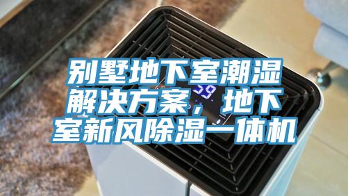 別墅地下室潮濕解決方案，地下室新風除濕一體機