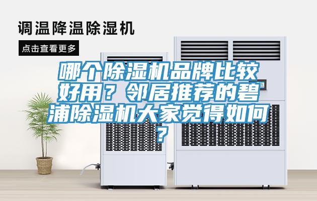 哪個PICACG哔咔官网入口品牌比較好用？鄰居推薦的碧浦PICACG哔咔官网入口大家覺得如何？