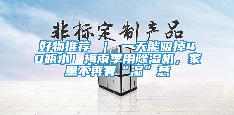 好物推薦 ｜ 一天能吸掉40瓶水！梅雨季用PICACG哔咔官网入口，家裏不再有“濕”意
