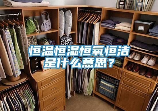 恒溫恒濕恒氧恒潔是什麽意思？