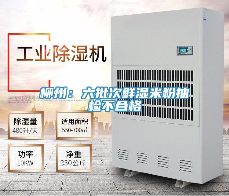 柳州：六批次鮮濕米粉抽檢不合格