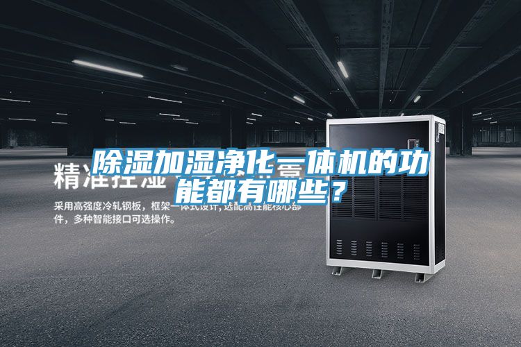 除濕加濕淨化一體機的功能都有哪些？