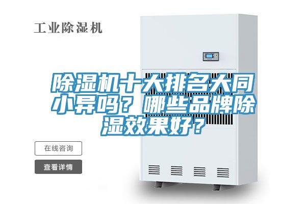 PICACG哔咔官网入口十大排名大同小異嗎？哪些品牌除濕效果好？