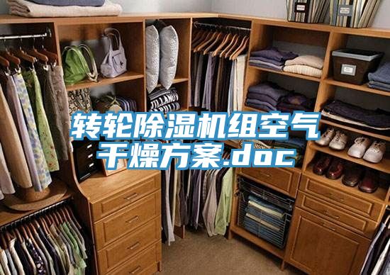 轉輪PICACG哔咔官网入口組空氣幹燥方案.doc